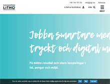 Tablet Screenshot of danagardlitho.se